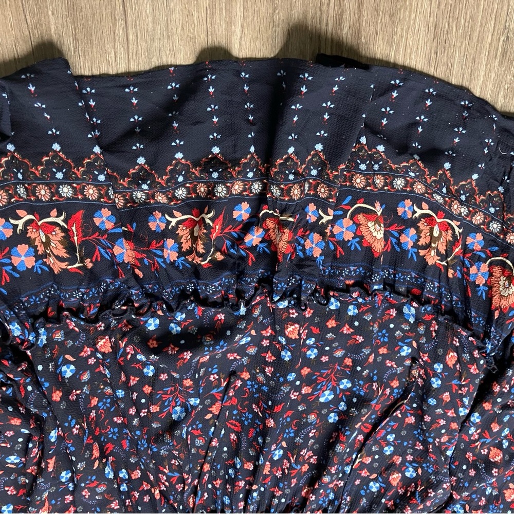 Glamorous Sugar, Sugar Navy Blue Disty Pint Swing Dress - Picture 11 of 12